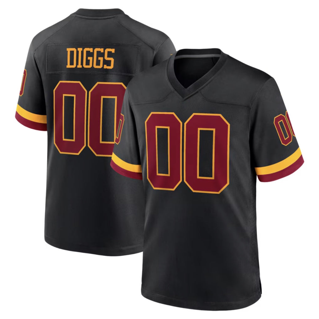 Punc Custom W.Commanders Black Limited Home Game Any Name & Numbers Stitched Jerseys