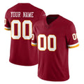 Punc Custom W.Commanders Burgundy Limited Team Vapor F.U.S.E. Home Game Any Name & Numbers Stitched Jerseys