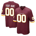 Punc Custom W.Commanders Burgundy Team Color Home Game Any Name & Numbers Stitched Jerseys