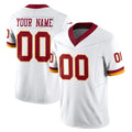Punc Custom W.Commanders White Limited Vapor F.U.S.E. Home Game Any Name & Numbers Stitched Jerseys