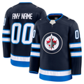 Punc Custom W.Jets Navy Home Premium Jerseys