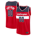 Punc Custom W.Wizards Red Fastbreak Jerseys - Icon Edition