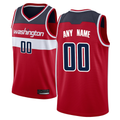 Punc Custom W.Wizards Red Swingman Jerseys - Icon Edition