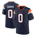 Punc D.Broncos #0 Jonathon Cooper Player Navy Home Game Stitched Jerseys