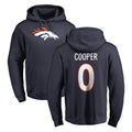 Punc D.Broncos #0 Jonathon Cooper Player Navy Pullover Hoodie Limited Stitched Jerseys