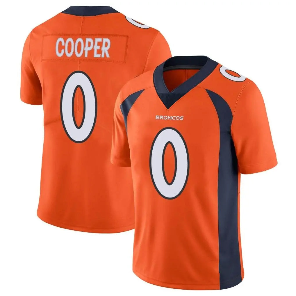 Punc D.Broncos #0 Jonathon Cooper Player Orange Color Vapor Untouchable Limited Game Stitched Jerseys