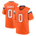 Punc D.Broncos #0 Jonathon Cooper Player Orange Home Game Stitched Jerseys
