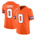 Punc D.Broncos #0 Jonathon Cooper Player Orange Limited Alternate Vapor F.U.S.E. Throwback Game Stitched Jerseys