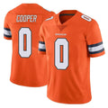 Punc D.Broncos #0 Jonathon Cooper Player Orange Vapor Untouchable Limited Home Game Stitched Jerseys