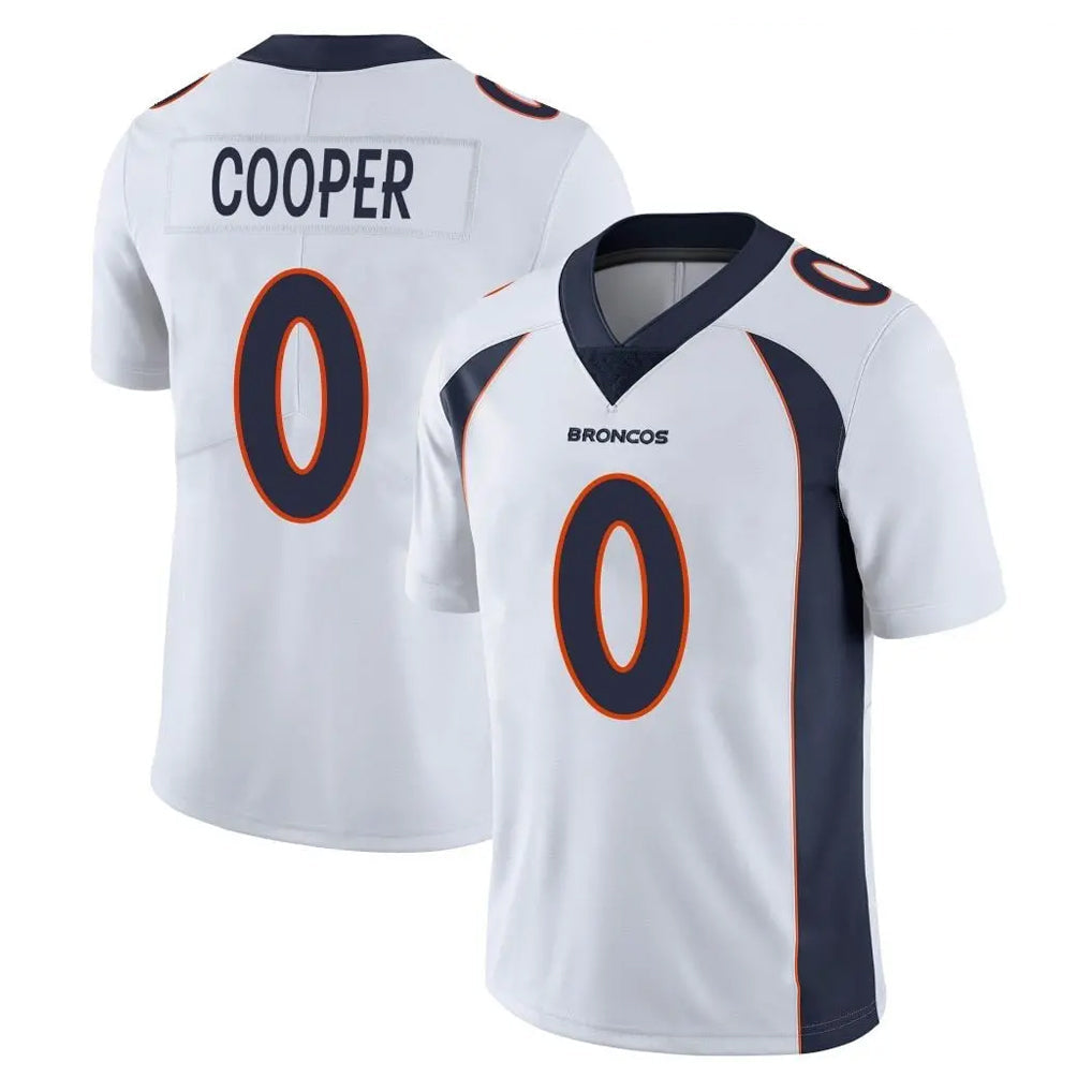 Punc D.Broncos #0 Jonathon Cooper Player White Vapor Untouchable Limited Home Game Stitched Jerseys