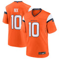 Punc D.Broncos #10 Bo Nix Orange 2024 Draft First Round Pick Player Game Jersey American Stitched Jerseys