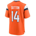 Punc D.Broncos #14 Courtland Sutton Orange Game Jersey American Stitched Jersey