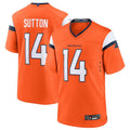 Punc D.Broncos #14 Courtland Sutton Orange Game Jersey American Stitched  Jerseys