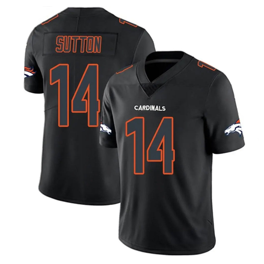 Punc D.Broncos #14 Courtland Sutton Player Black Impact Limited Game Stitched Jerseys