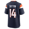 Punc D.Broncos #14 Courtland Sutton Player Navy Home Game Stitched Jerseys