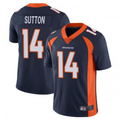 Punc D.Broncos #14 Courtland Sutton Player Navy Limited Stitched Jerseys