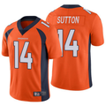 Punc D.Broncos #14 Courtland Sutton Player Orange Limited Stitched Jerseys