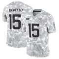 Punc D.Broncos #15 Nik Bonitto Player Arctic Camo Salute to Service Limited Stitched Jerseys