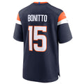 Punc D.Broncos #15 Nik Bonitto Player Navy Home Game Stitched Jerseys