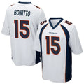 Punc D.Broncos #15 Nik Bonitto Player White Game Stitched Jerseys