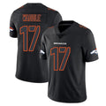 Punc D.Broncos #17 Jaylen Waddle Player Black Impact Limited Game Stitched Jerseys