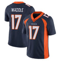 Punc D.Broncos #17 Jaylen Waddle Player Navy Vapor Untouchable Limited Game Stitched Jerseys
