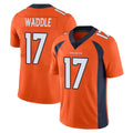 Punc D.Broncos #17 Jaylen Waddle Player Orange Color Vapor Untouchable Limited Game Stitched Jerseys