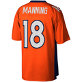 Punc D.Broncos #18 Peyton Manning Mitchell & Ness Orange Big & Tall 2015 Retired Player Replica Stitched Puhic Jersey