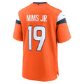 Punc D.Broncos #19 Marvin Mims Jr Orange Team Game Stitched Jerseys