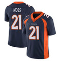 Punc D.Broncos #21 Riley Moss Player Navy Vapor Untouchable Limited Game Stitched Jerseys