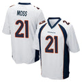 Punc D.Broncos #21 Riley Moss Player White Game Stitched Jerseys