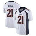 Punc D.Broncos #21 Riley Moss Player White Vapor Untouchable Limited Home Game Stitched Jerseys