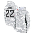 Punc D.Broncos #22 Brandon Jones Player Arctic Camo Salute to Service Hoodies Limited Game Stitched Jerseys