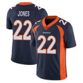 Punc D.Broncos #22 Brandon Jones Player Navy Vapor Untouchable Limited Game Stitched Jerseys