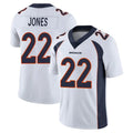 Punc D.Broncos #22 Brandon Jones Player White Vapor Untouchable Limited Home Game Stitched Jerseys