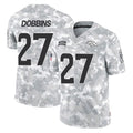 Punc D.Broncos #27 J.K. Dobbins Player Arctic Camo Salute To Service Limited Stitched Jerseys