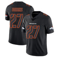 Punc D.Broncos #27 J.K. Dobbins Player Black Impact Limited Game Stitched Jerseys