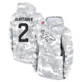 Punc D.Broncos #2 Pat Surtain II Player Arctic Camo Salute to Service Hoodies Limited Game Stitched Jerseys