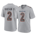 Punc D.Broncos #2 Pat Surtain II Player Gray Atmosphere Fashion Limited Game Stitched Jerseys