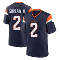 Punc D.Broncos #2 Pat Surtain II Player Navy Home Game Stitched Jerseys