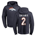 Punc D.Broncos #2 Pat Surtain II Player Navy Pullover Hoodie Limited Stitched Jerseys