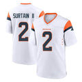 Punc D.Broncos #2 Pat Surtain II Player White Home Game Stitched Jerseys