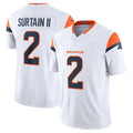 Punc D.Broncos #2 Patrick Surtain II Player White Vapor F.U.S.E. Limited Stitched Jerseys