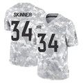 Punc D.Broncos #34 JL Skinner Player Arctic Camo Salute To Service Limited Stitched Jerseys