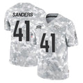 Punc D.Broncos #41 Drew Sanders Player Arctic Camo Salute To Service Limited Stitched Jerseys