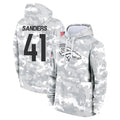 Punc D.Broncos #41 Drew Sanders Player Arctic Camo Salute to Service Hoodies Limited Game Stitched Jerseys