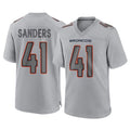Punc D.Broncos #41 Drew Sanders Player Gray Atmosphere Fashion Limited Game Stitched Jerseys