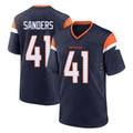 Punc D.Broncos #41 Drew Sanders Player Navy Home Game Stitched Jerseys