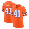 Punc D.Broncos #41 Drew Sanders Player Orange Alternate Collection Throwback Game Stitched Jerseys