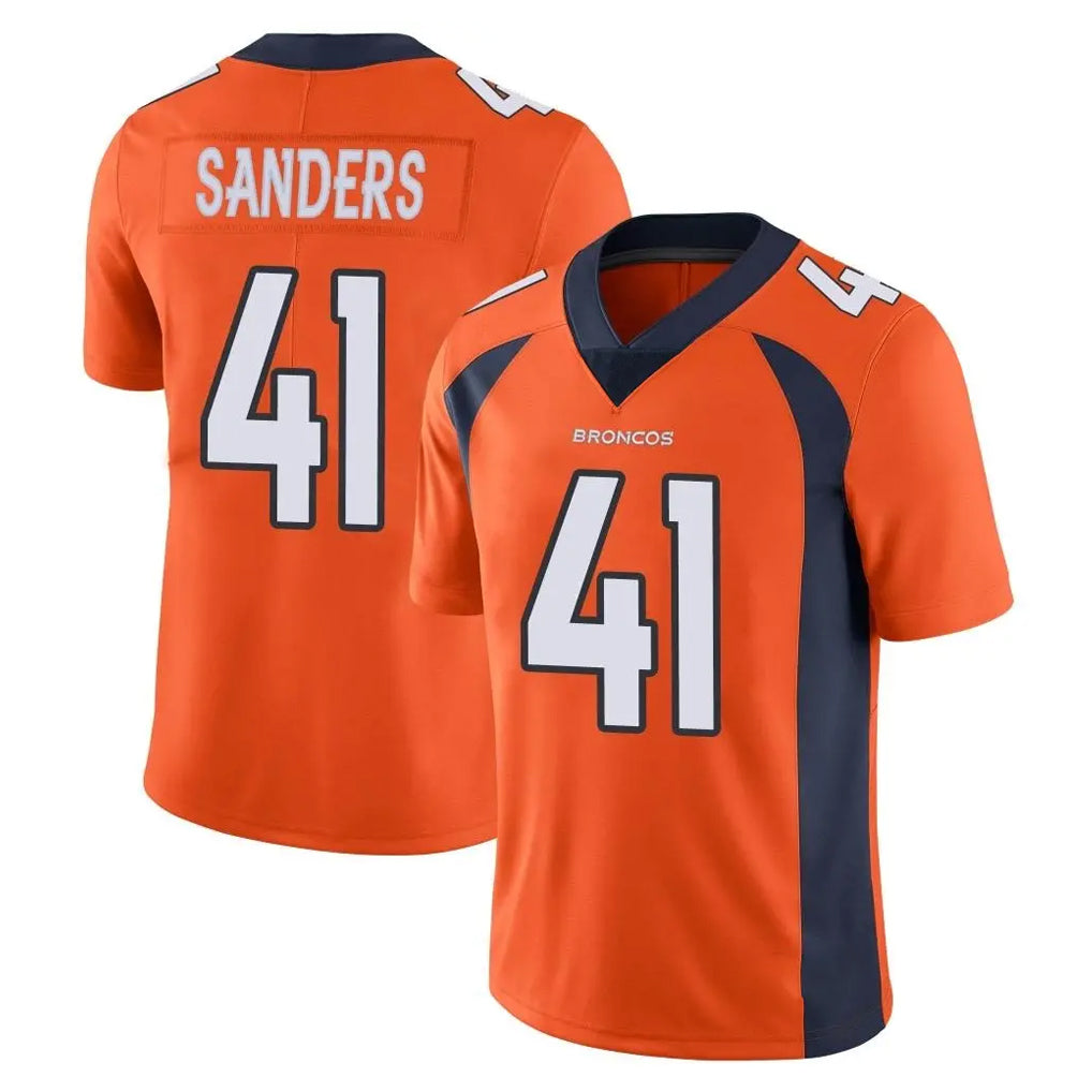 Punc D.Broncos #41 Drew Sanders Player Orange Color Vapor Untouchable Limited Game Stitched Jerseys